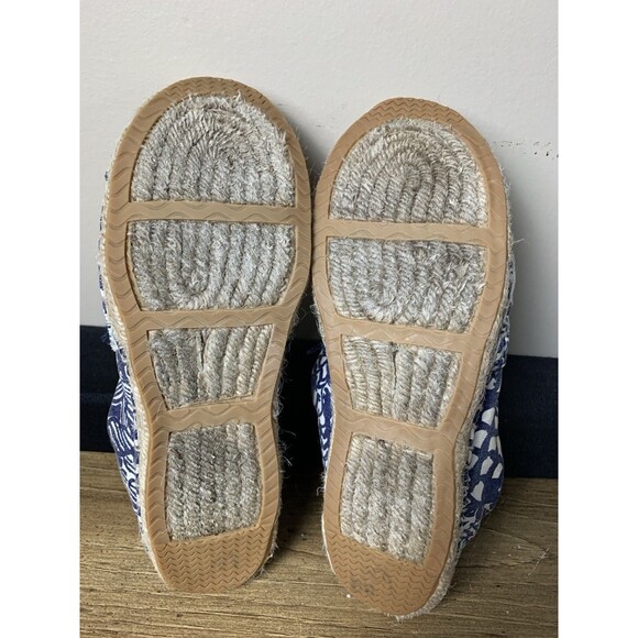 LILLY PULITZER  X Target Espadrilles Flats Size 7.5 Women’s Blue Nautical READ - Picture 14 of 14